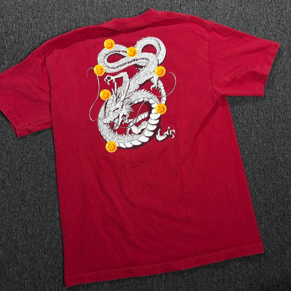 Vintage Y2k Primitive Dragon Ball Z Skate Dragon Red Graphic Tee Medium